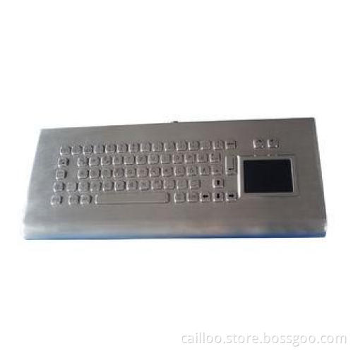 IP65 dynamic Industrial Keyboard With Touchpad , 67 key key